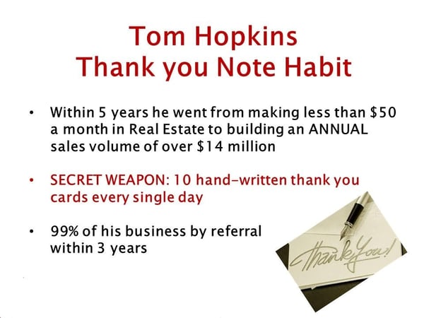 Tom+Hopkins+Thank+you+Note+Habit